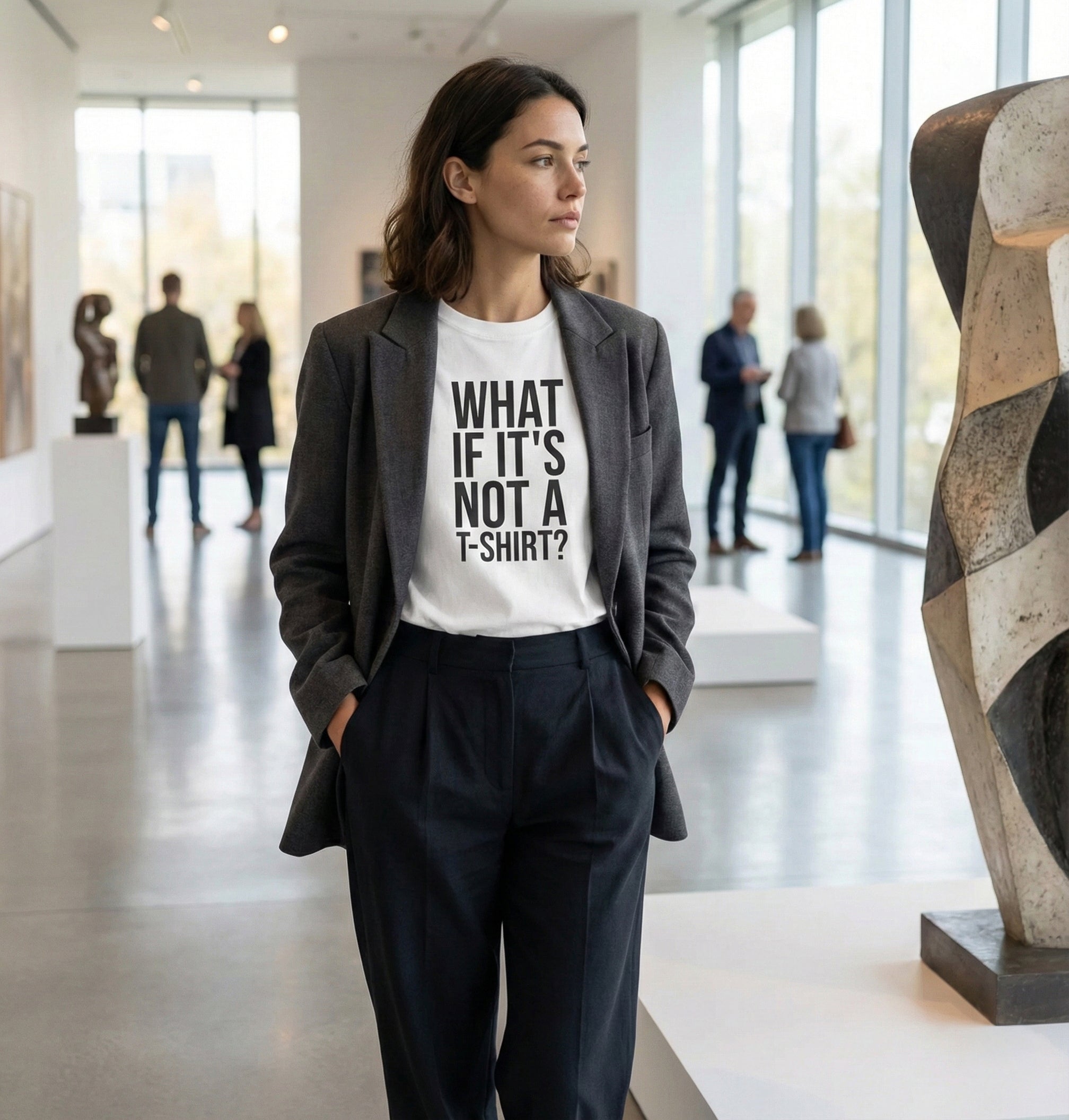 What If It's Not a T-Shirt design on model