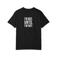 I'm Nice. Until I'm Not.